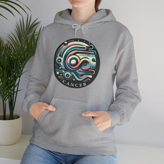 Cancer Zodiac Comfort Hoodie: Embrace the Moonchild's Warmth
